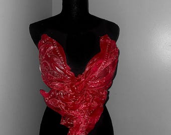 Wet Look Frozen Corset - BANDANA