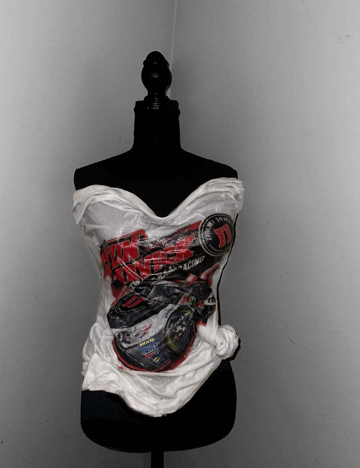 Wet Look Frozen Corset - GRAPHIC TEE - Etsy