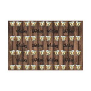 Whiskey Gift Wrap - Whiskey Wrapping Paper - Whisky Wrapping Paper - Gift for Whiskey Fan - Whiskey Lover