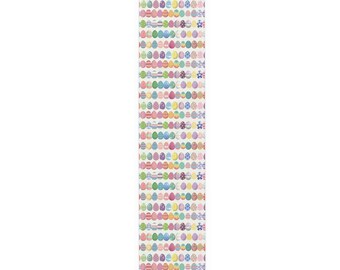 Easter Eggs Table Runner (Cotton, Poly) - Easter Table Runner -Spring Table Runner - Easter Table Decoration - Easter Decor - 16" × 72"