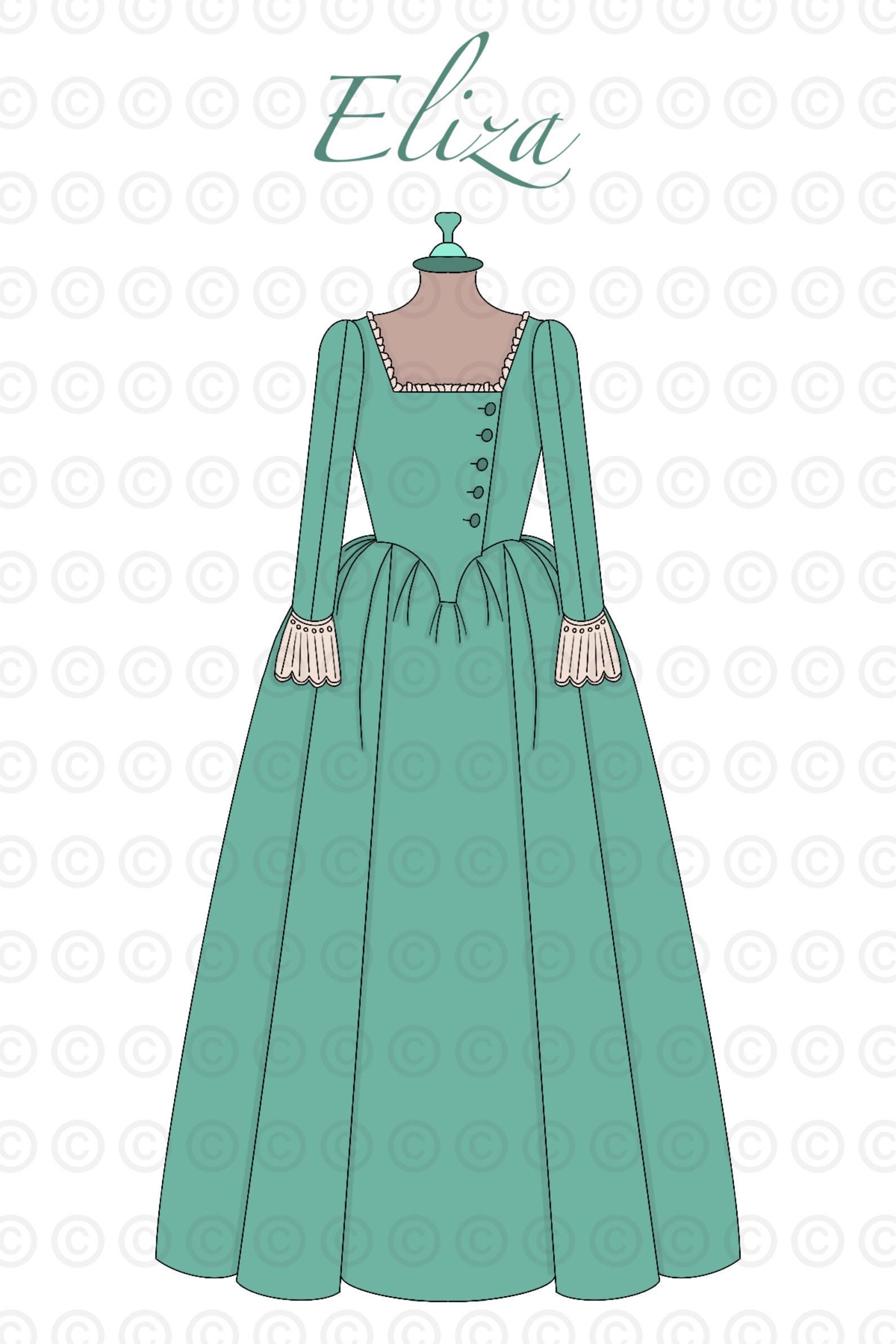 Eliza Hamilton Dress - Etsy Australia Eliza Hamilton Dress - Etsy Australia