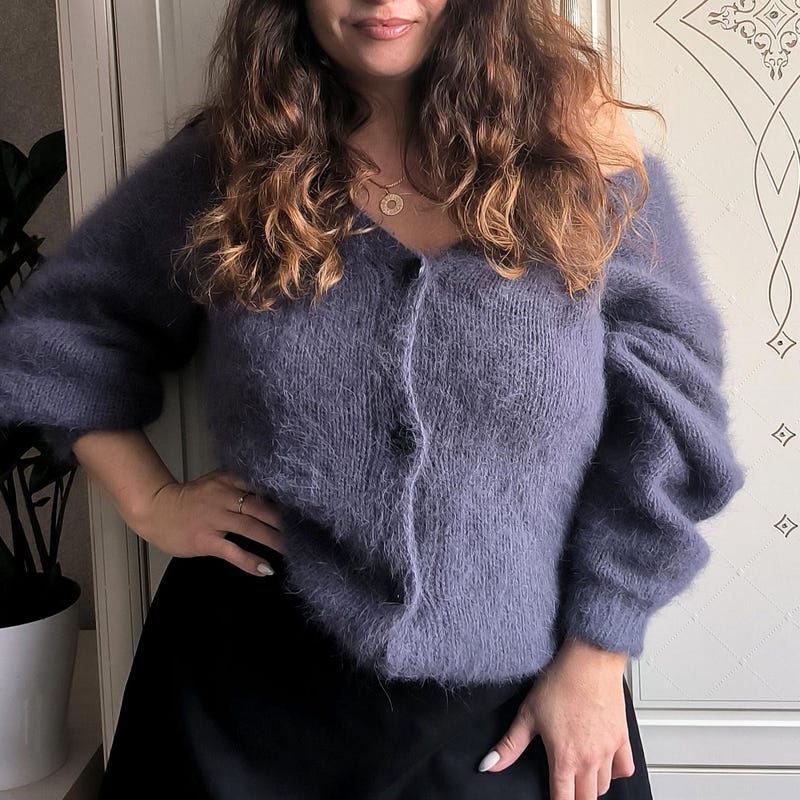100% Angora Sweater - Etsy
