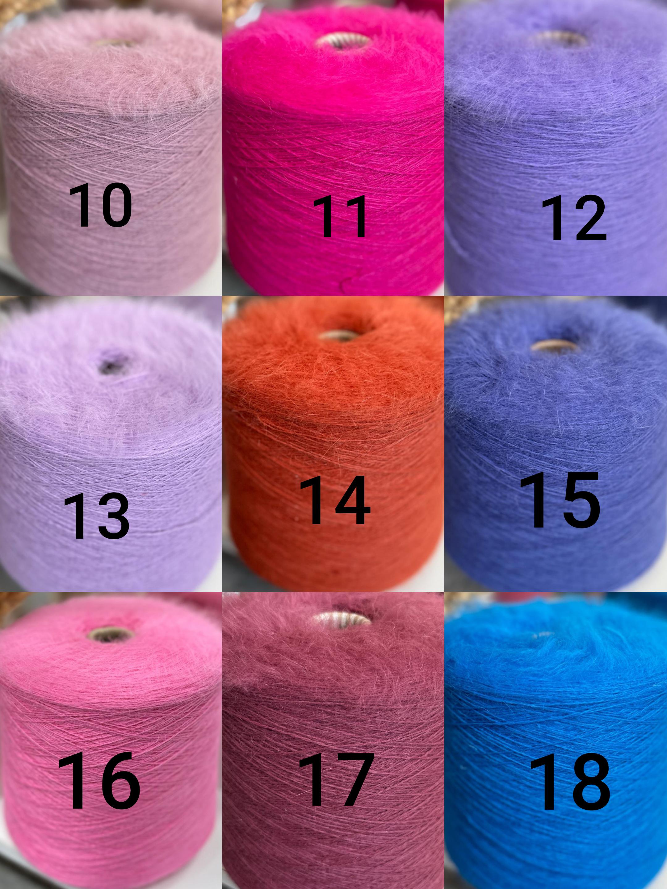 Angora Sweater Women Fluffy Wool Cable Sweater for Gift in 2