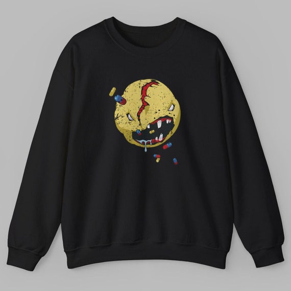VR × CYBERPUNK CREWNECK / BLACK – VAULTROOM