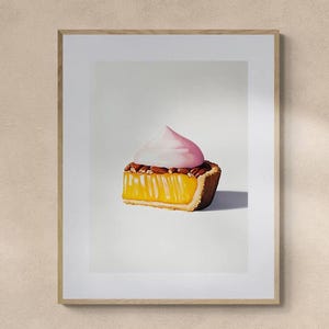 Minimalist Friendsgiving and Thanksgiving Decor, Cozy Fall Hosting Decor, Pink Dessert Print, Holiday & Housewarming Gift, Instant Download