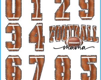 Personalized Football Mama PNG, Custom Gameday Football PNG, Football Mama Png, Customized Kids Name Football, Football Mom sublimation