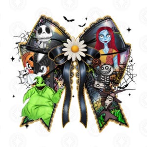 Halloween Nightmare Bow Png, Preppy Coquette Png, Horror Movies Png, Spooky Vibes Png, Horror Halloween Png, Spooky Season Png