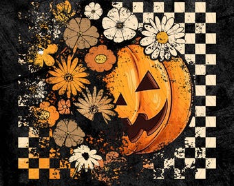 Floral Fall Pumpkin Png, Fall Pumpkin Png, Thanksgiving Png, Autumn Png, Fall Shirt, Fall Png, Boho Floral Pumpkins png, Halloween Png