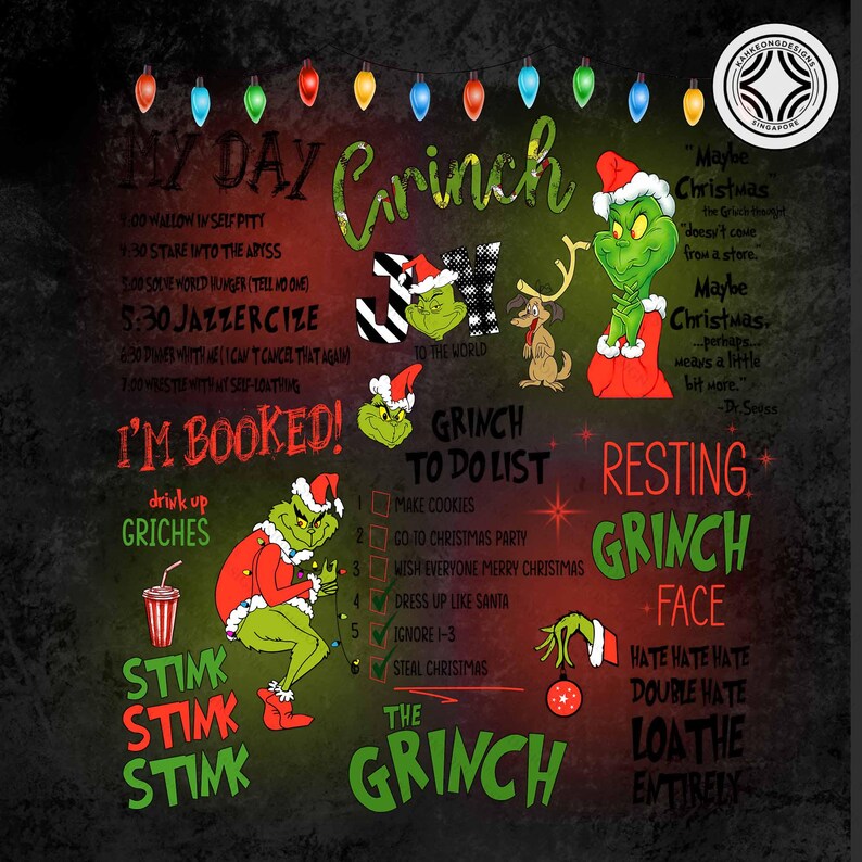 Feeling Extra Today Two Sides PNG, Merry Christmas Png, Green Monster