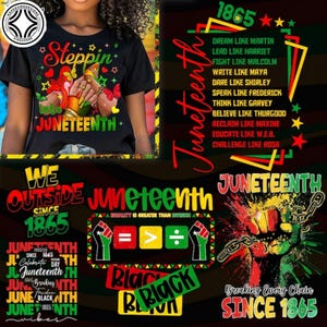 Juneteenth Bundle Png, Black History Png, Free-ish Png, Juneteenth 1865 Png, They Not Like Us Png, Black Freedom Png, Juneteenth Celebrate