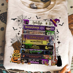 Halloween Filme VHS Png, Hexe Halloween Geschenk, Halloween 90er Jahre VHS Kassetten, Halloween Design Png, 90er Jahre Halloween Png, 90er Jahre VHS Png