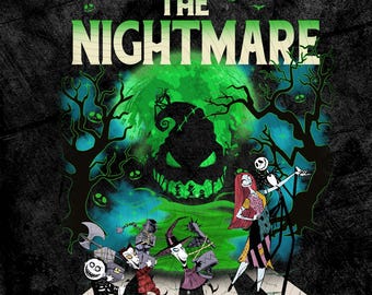 Halloween Nightmare Lovers Png, Trick Or Treat, Halloween Nightmare Movies Png, Spooky Season Png, Horror Halloween Png, Sublimation File