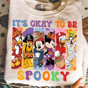 Mouse And Friend Halloween 2024 Png, Not So Scary Halloween Png, Family Halloween Shirts Png, Halloween Trip Png, Halloween Png