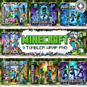Game Characters Straight and Taper Tumbler Wrap Png Bundle, Cartoon Characters 20oz Tumbler Png, Game 20 oz Skinny Tumbler Png, Digital File