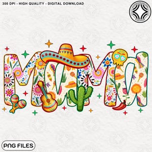 Cinco de Mayo Mama png, fête mexicaine png, tacos png, chapeau mexicain png, fête mexicaine, festival girly mexicain 2025 png, nacho moyenne fiesta