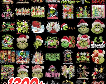 1300+ Christmas PNG Bundle, Christmas Mean Guy Png, Pink Christmas Png, Bougie Ouside Design, Christmas Character Png