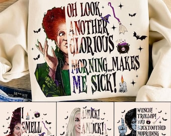 Halloween Movie Witches Bundle Png, Halloween Horror Png, Preppy Coquette Png, Halloween Shirt Png, Funny Halloween Png, Halloween Witches