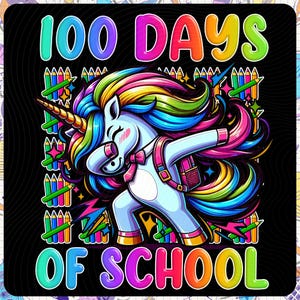 Happy 100 Days Of School Dabbing Crayon Shirts For Kids Happy 100 Days Of School Dabbing Crayon Shirts For Kids