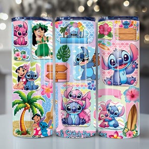 Blue Monster Character 20 OZ Tumbler Wrap Design, Digitale download, Skinny Straight Wrap, Cartoon 20 OZ Tumbler Wrap, Bestseller-beker