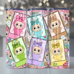 Perfect Gift for Kids, Funny Cartoon Character Wrap Design Png, Trending Pink Cartoon Character Design, Cute Baby Doll Png, Instant Download