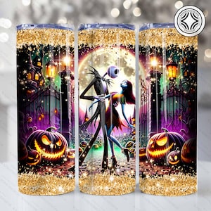 Nightmare Horror Movie 20oz Tumbler Design Png , Halloween Movie Couple Tumbler Design Png, Nightmare Horror Movie Png