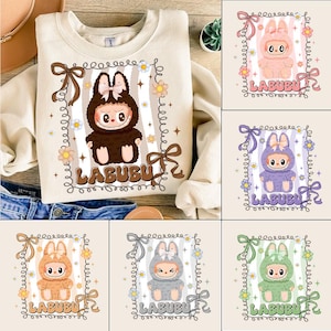 Trending Cartoon Character Bundle Design, Perfect Gift for Kids, Preppy Coquette Bow Doll For Kids Girls Png, Funny Cartoon Png, Coquette