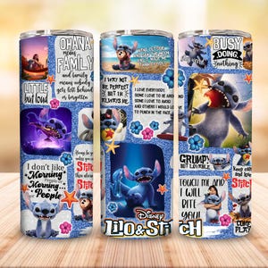 Blue Monster Character 20 OZ Tumbler Wrap Design, Digital Download, Skinny Straight Wrap, Cartoon 20 OZ Tumbler Wrap, Blue Monster Tumbler