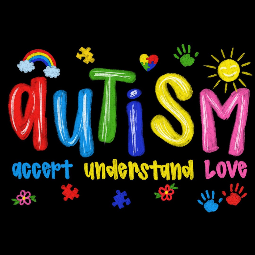 Rainbow Autism Coquette Png, Retro Autism Png, Autism Puzzle Png ...