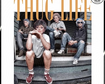 Squad Ladies Thug Life Png, Thug Life Movie Png, Cool Mom Empower Womens Png, Camiseta de regalo del día de la madre Png, Cool Nana Png