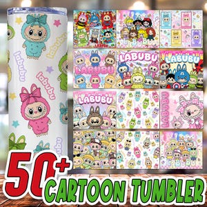50+ Labubu Designs Bundle Tumbler, Movie Cartoon wrap Bundle, Labubu Character Bundle, Labubu Character Design, Labubu Bundle Tumbler