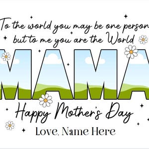 Mother&#39;s Day Canva Template, Mama Designs, Wear Heart On Sleeve Canva Template, Best Mom Canva Template,Custom Mom Canva Frame, Digital File