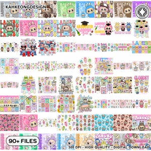 90+ Labubu Designs Png Bundle, Movie Cartoon Png Bundle, Labubu Character Bundle, Labubu Character Design, Labubu Bundle Png, Plik Png
