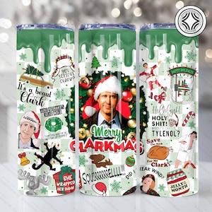 Vacation Christmas 20oz Tumbler Wrap Png, Movie Christmas Png, Christmas Characters 20oz Skinny Tumbler Wrap, Xmas Movie Tumbler Png