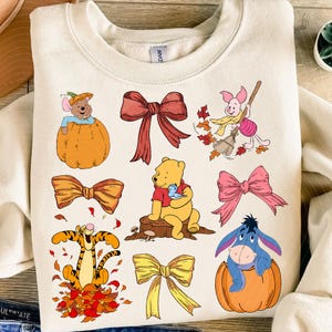 Fall Vibes Png, Pumpkin Spice Png, Cartoon Honey Bear Coquette Fall Png, Fall Pumpkin Png, Coquette Autumn Png, Pumpkin Patch png
