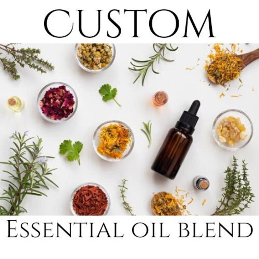 Custom Essential Oil Blend Personalized Therapeutic Oil Holistic Self ...