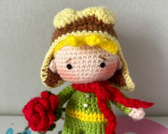 El Principito-Muñeco de crochet
