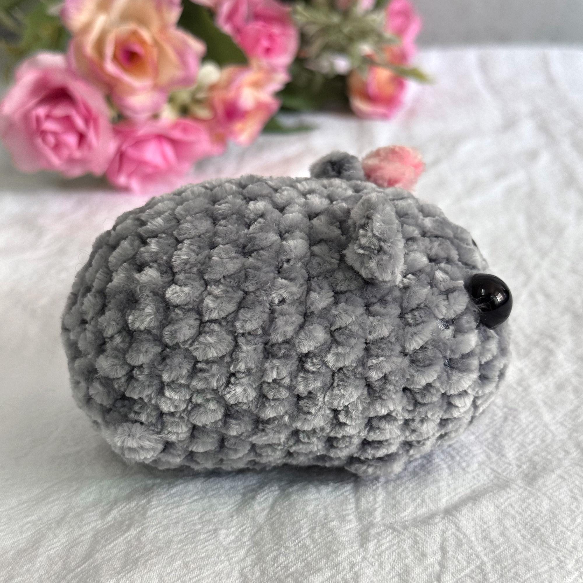 Toy Violin Meme Sad Hamster Plush Key Chain Handmade Crochet Doll Pom Pom  Keychain Plush Animal Doll Key Chain For Women Keyring Bag Decor Light  Boxes For Sad