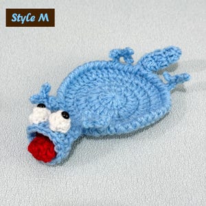 Adorable Crochet Critter Coaster, Handmade Coaster, Cute Drink Mat, Housewarming Gift, Office Desk Decor, Fox Frog Hippo Turtle Coaster Style M