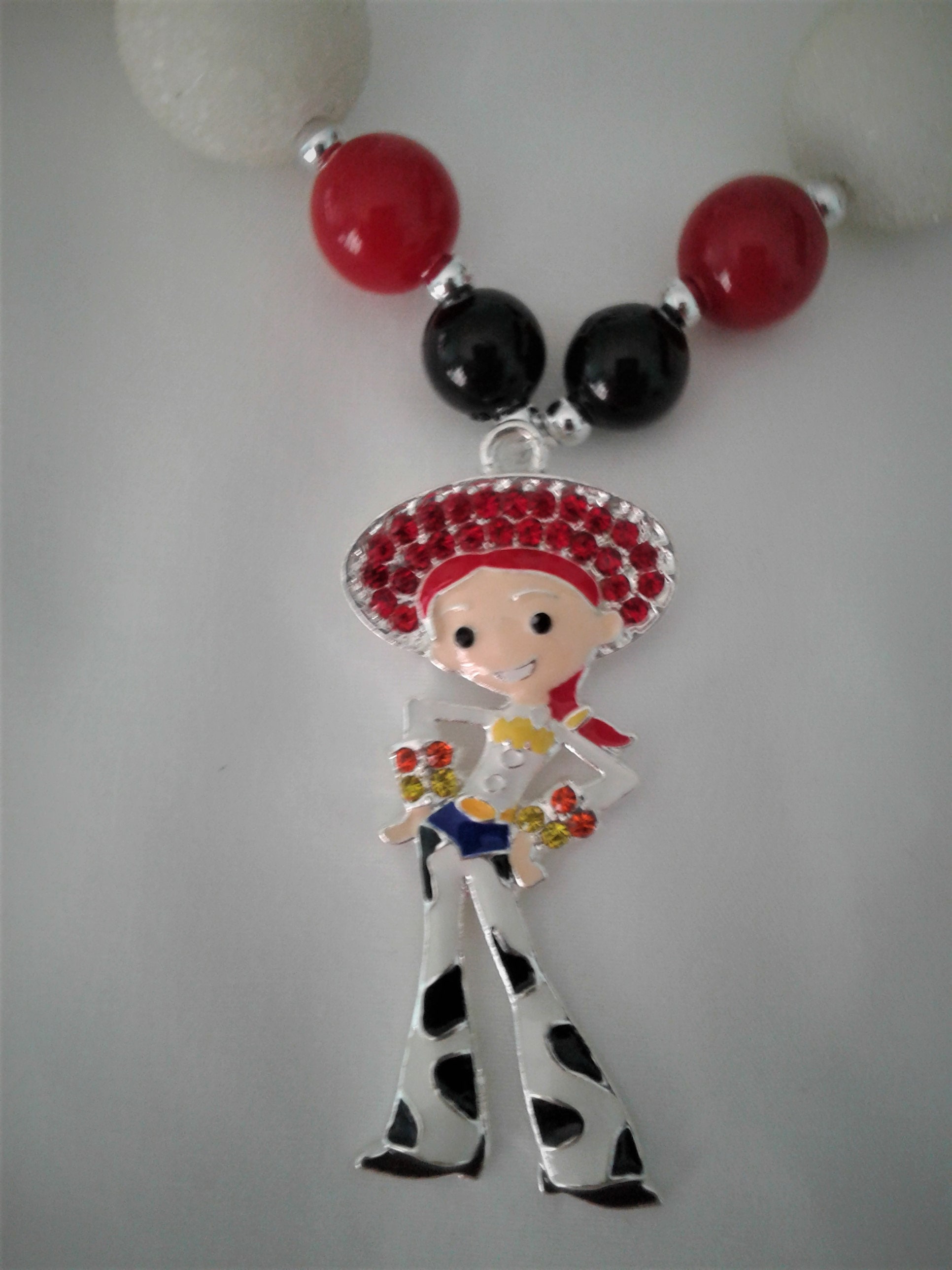 Disney Jessie Toy Story Inspired Bubblegum necklace Girls Etsy