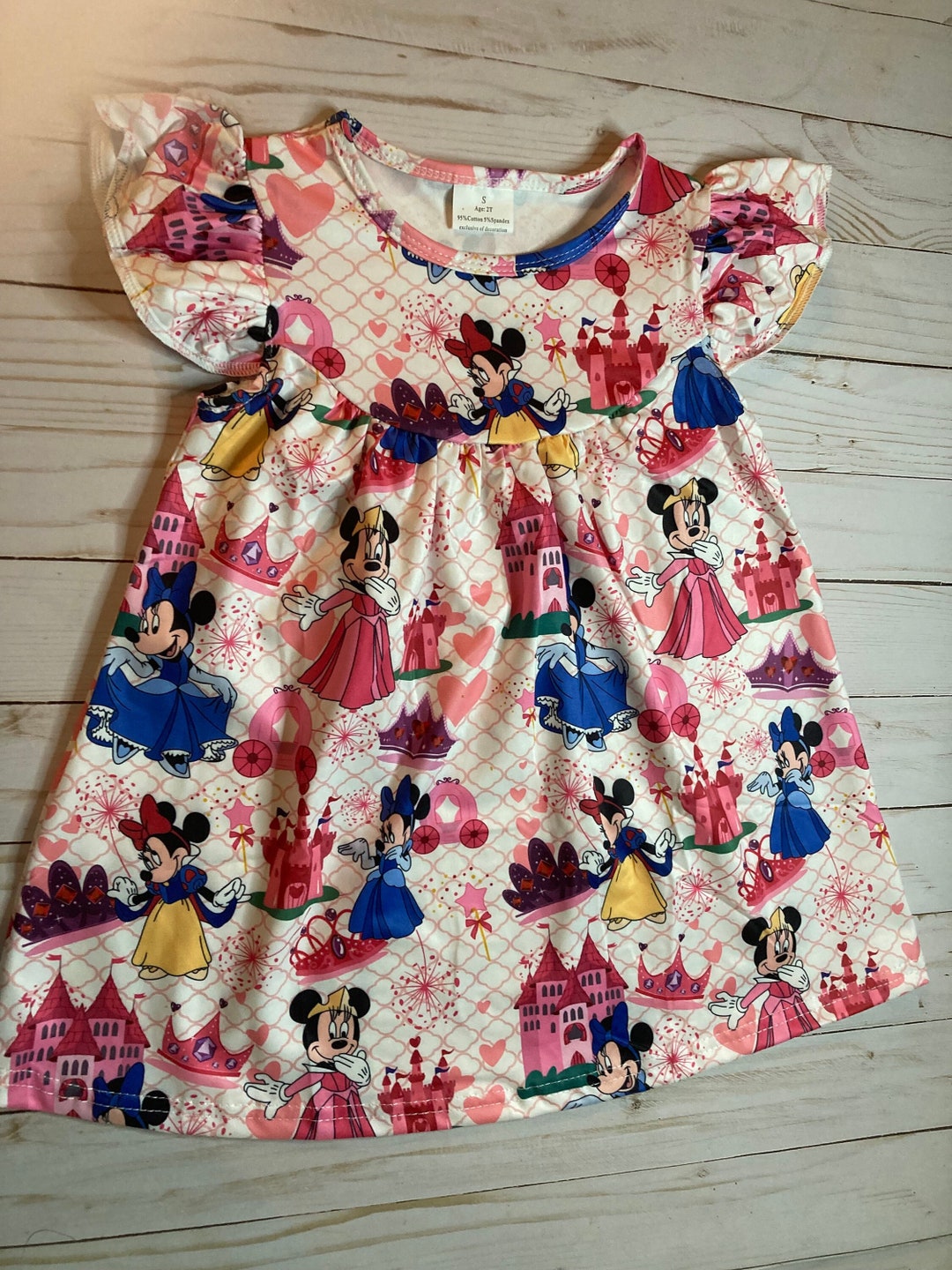 Minnie Princess Dress Disney Inspired Wrinkle Free Ready to - Etsy