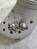 Pigeon shoe charms, pigeon, birds, funny, cute product logo