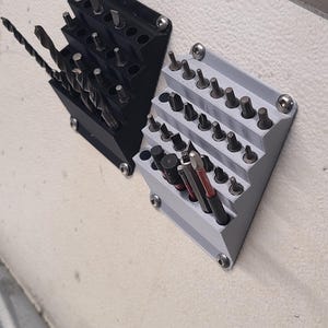 Drill Bit Organizer and Screwdriver bit holder
