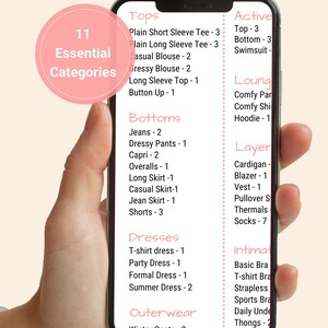 4-Season Capsule Wardrobe Planner, Minimalist Fashion Guide (Digital Download) image 10