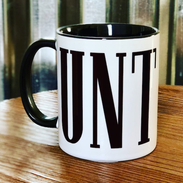 UNT mug Funny Coffee Mug Tea Mug Ceramic Mug Salty Friends Gift Unique Gift Funny Mugs White Elephant Gift