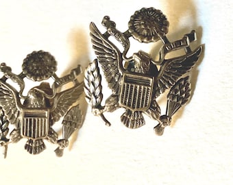 WW2 Screwback Sweetheart Earrings Armed Forces