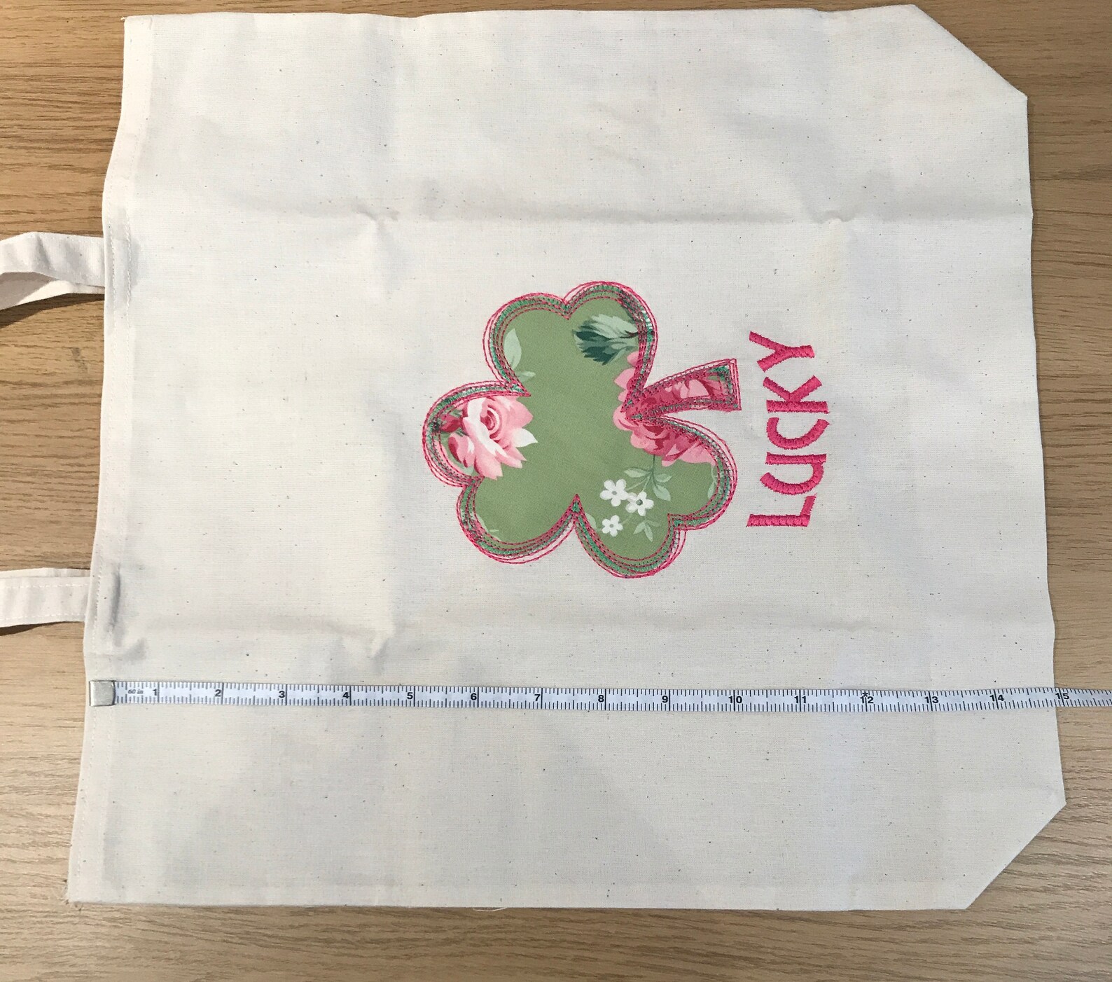 Handmade Appliqué Tote Bag Shopping Bag calico Shopper Bag Etsy