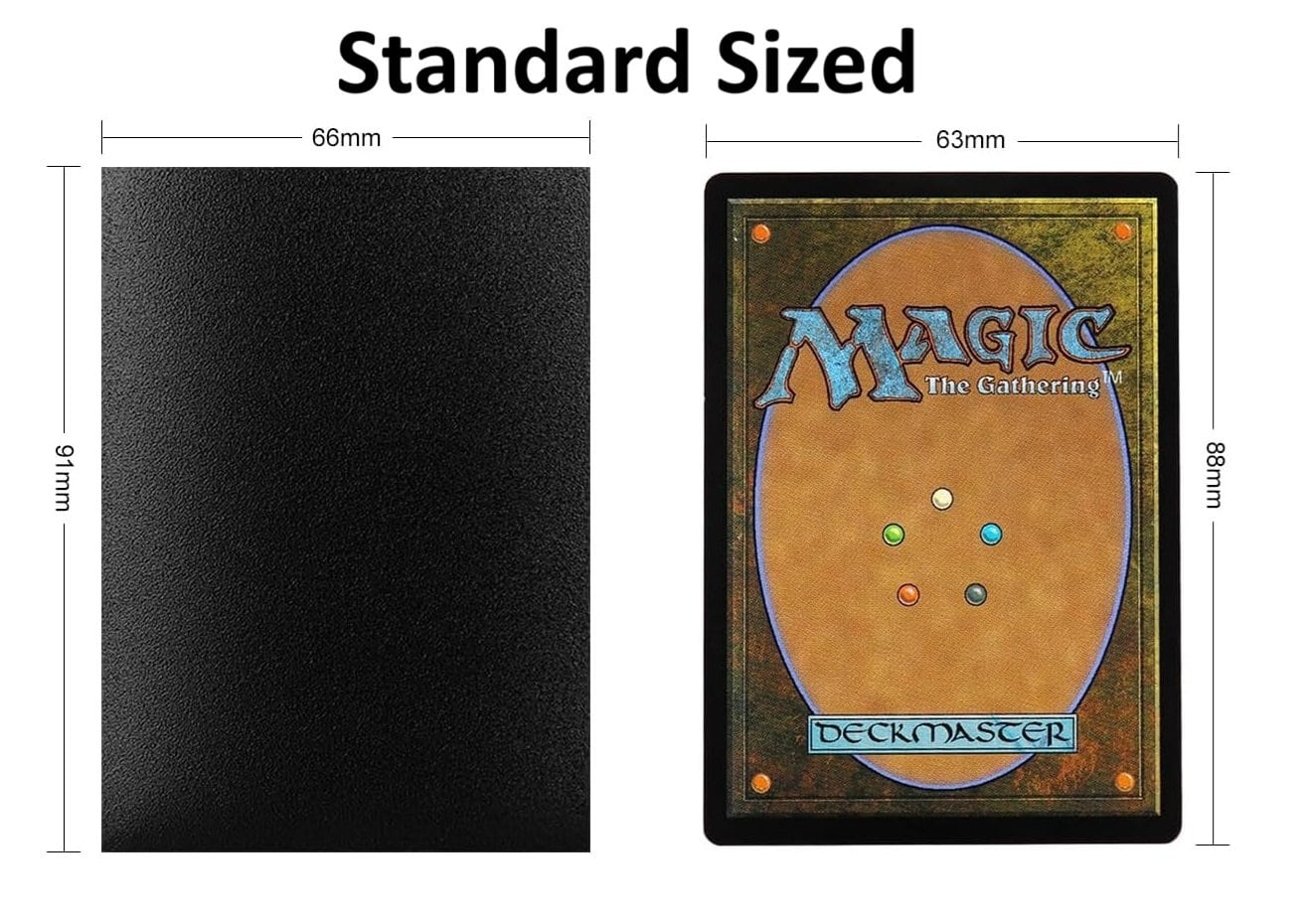 magic card back sleeves Amazon.com: Box(25) Pro-Mold 35pt. Magnetic One Touch Card Holders Holds  Sleeved Card MH35S : Toys & Games main image 1