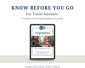 Antigua & Barbuda Know Before You Go Guide for Agents: Brandable Canva Template