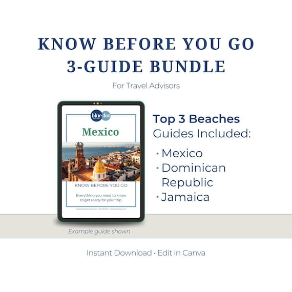 Top 3 Beaches Know Before You Go Guides BUNDLE, Professional Resource for Travel Agents