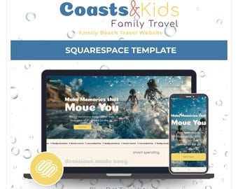 Website Template | Family, All-Inclusive, Caribbean Travel Advisor | Squarespace 7.1